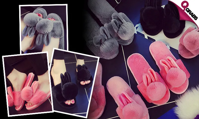 Bunny Fleece Slippers!